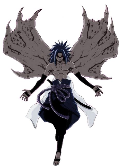 Sasuke curse mark wings